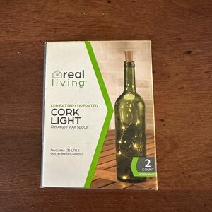 🌵 3/$15 Set of 2 LED Warm White Cork Micro Lights ( see description)